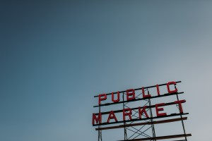 Seattle Public Market Sign